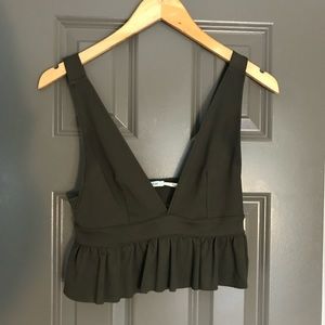 Peplum Crop Top